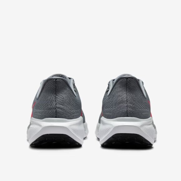 Nike Air Zoom Pegasus 41 Running Training Gym Shoes Grey Red - Picture 3 of 14